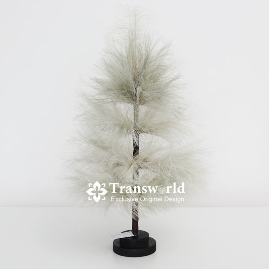 Original Design Small Christmas Tree Handmade Pampas Grass Tree Mini Christmas Tree Table Decorate