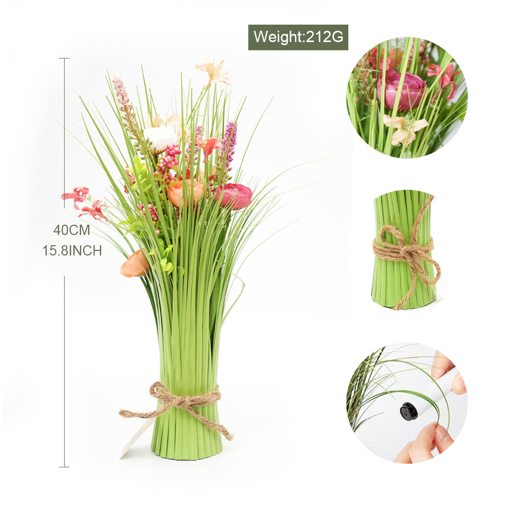 Great Price Lifelike Aritificial Onion Grass Bundle Green Plants Decoration Flowers Onion Grass for Garden Hotel Home Decoration