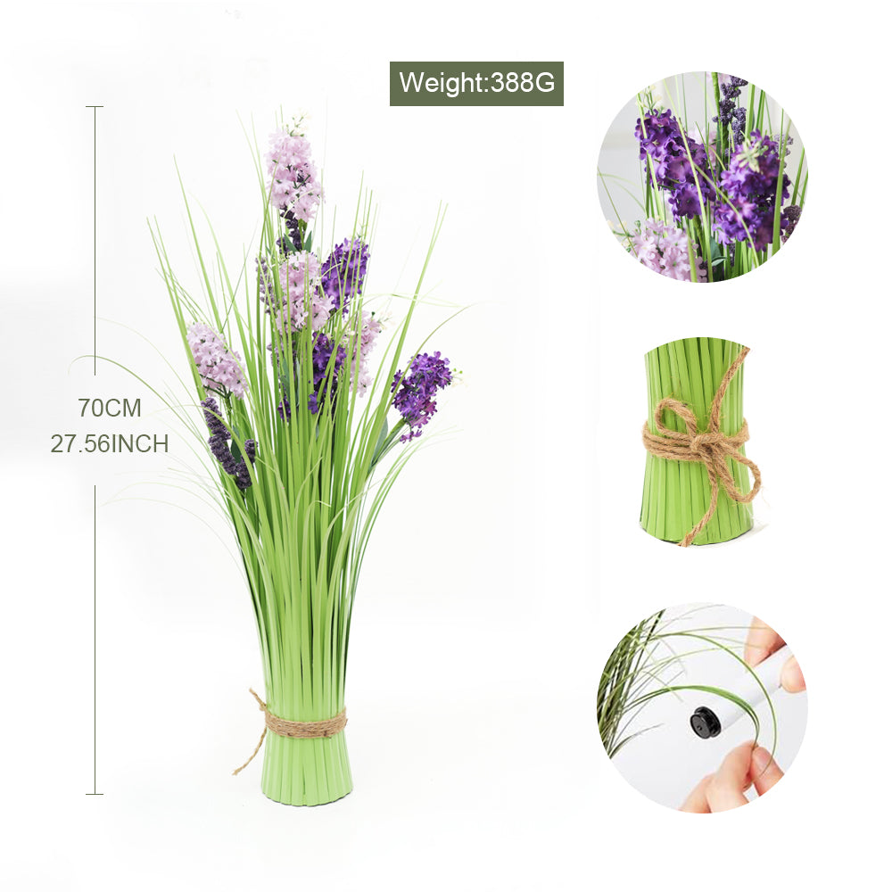 Large Inventory Cheap Price 70cm Aritificial Onion Grass Lavender Flower Artificial Plants and Flowers for Daily Decoration