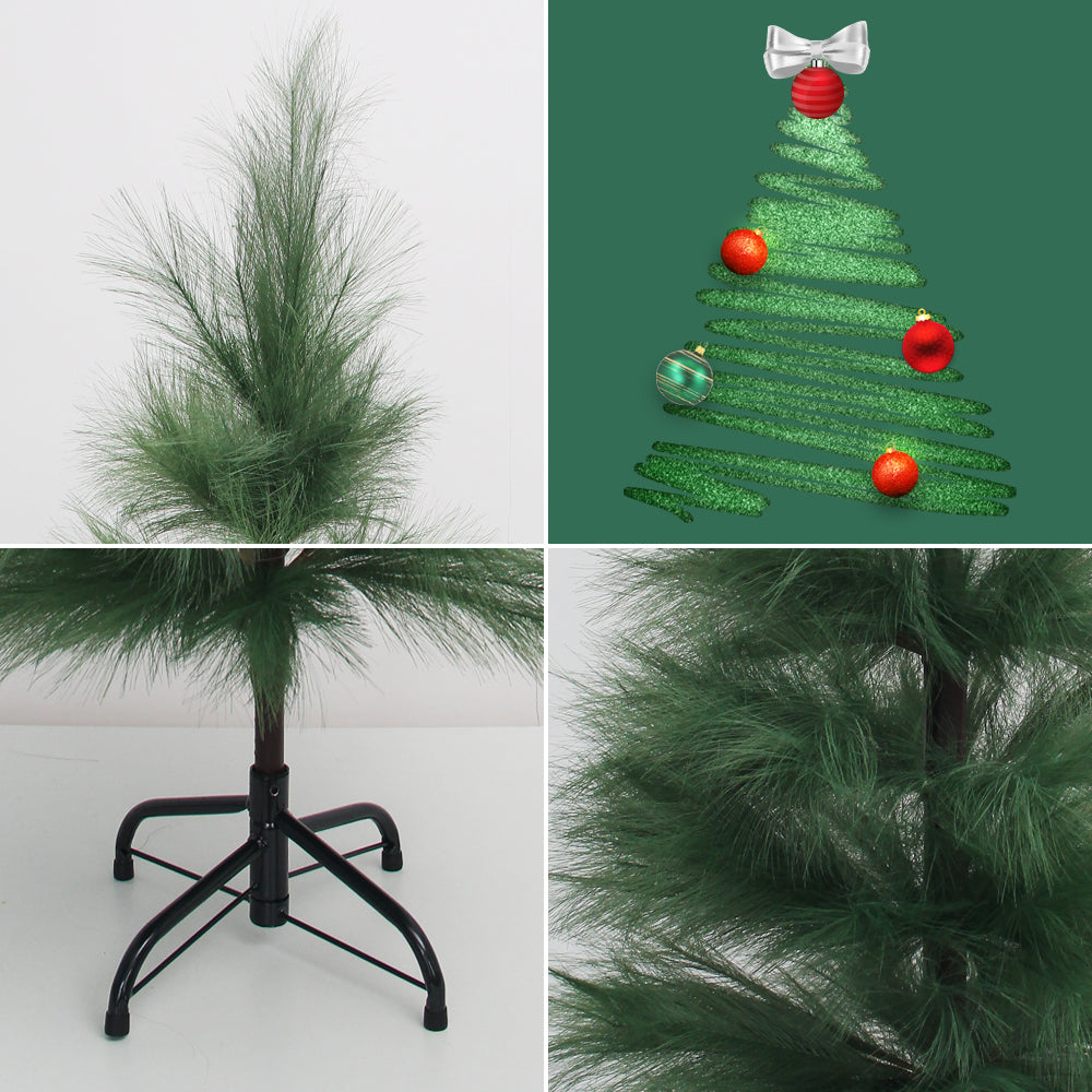 4-foot High Quality Artificial Christmas Tree Original Design Pampas Christmas Tree Indoor and Outdoor Tree Decoration