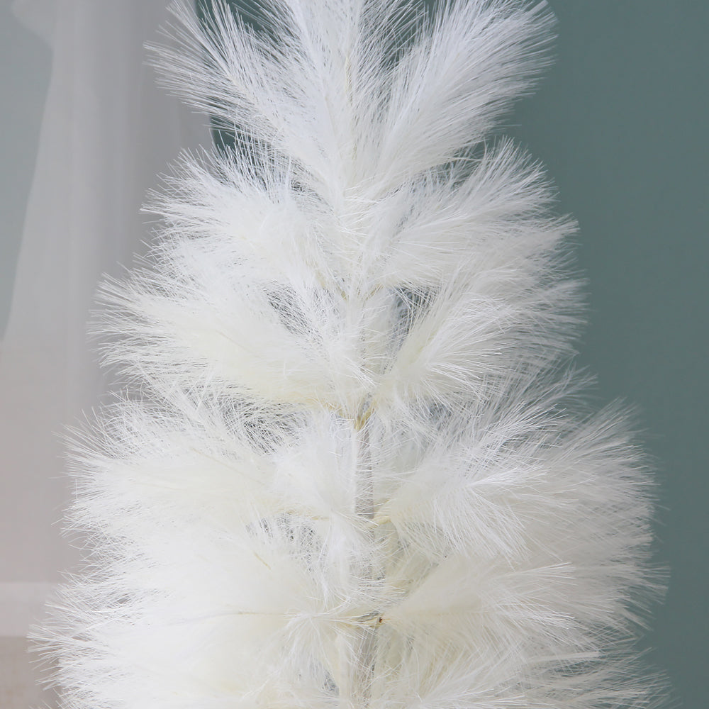 5-ft Pampas Grass Tree Beautiful White Christmas Trees Dense Artificial Pampas Tree Wedding Hotel Restaurant Home Decoration