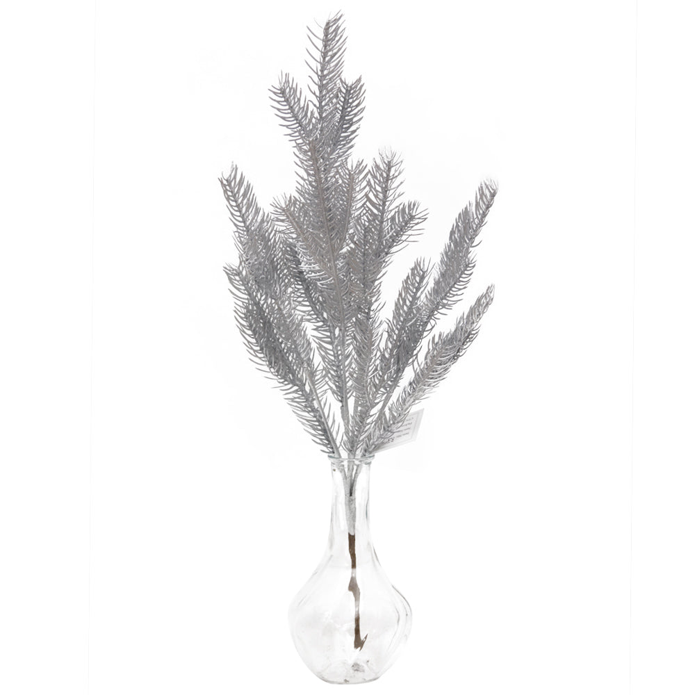 Whosale 19.69INCH Artificial Plastic Branches Glitter Leaves Popular Decorative Dry Branches for Home Interior Decoration