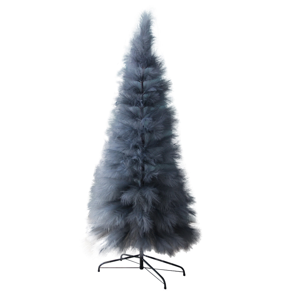 High Quality 59Inch Grayish Blue Artificial Pampas Grass Tree Indoor and Outdoor Decorative Trees Original Christmas Decorations