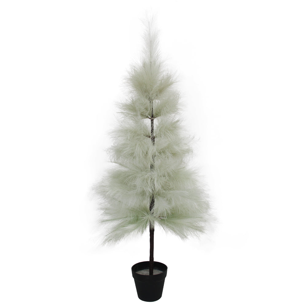 49INCH Light Green Pampas Grass Christmas Tree Hand-made Artificial Trees Non-polluting Christmas Tree Indoor Decoration