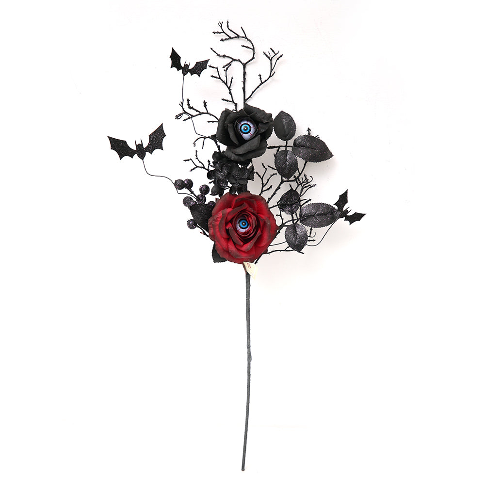 2024 Halloween Decorations Pick Eyeball Plastic Artificial Flowers Branch For Festival Home Halloween Decoration