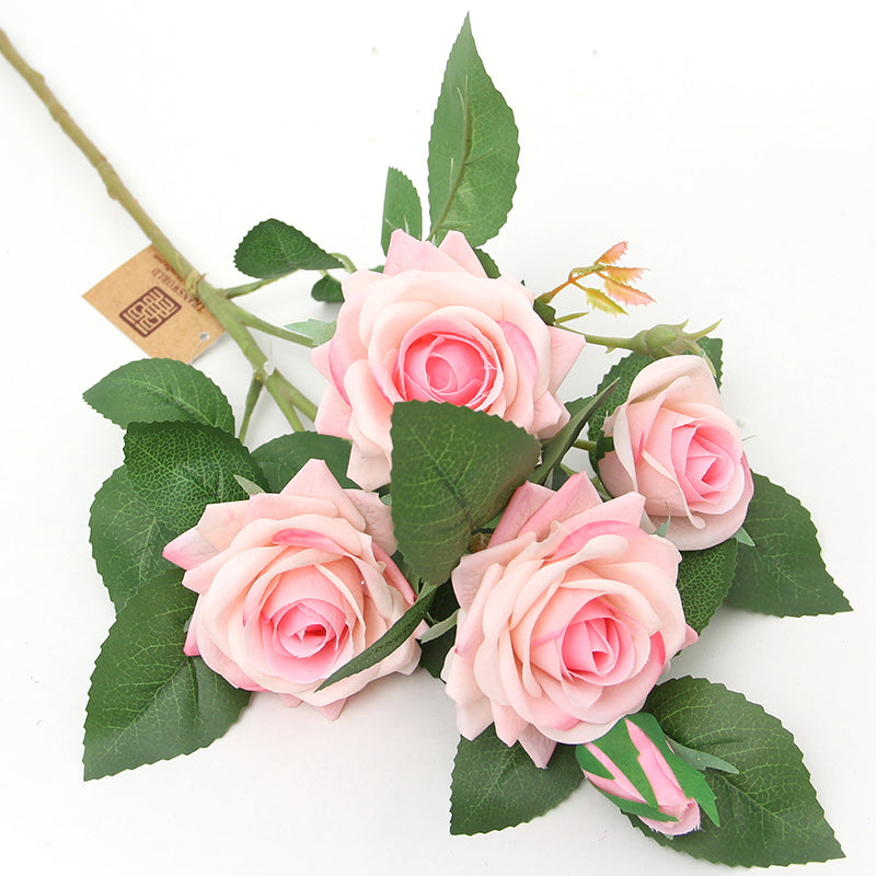 Wholesale Single Branch Artificial Rose Flower Real Touch Artificial Flowers For Wedding Table Centerpieces Decoration