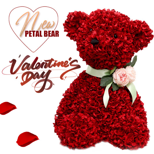 Original Design Artificial Flower Bears 55cm Big Size High Quality Rose Teddy Bear Must-have Gifts Daily Home Decor