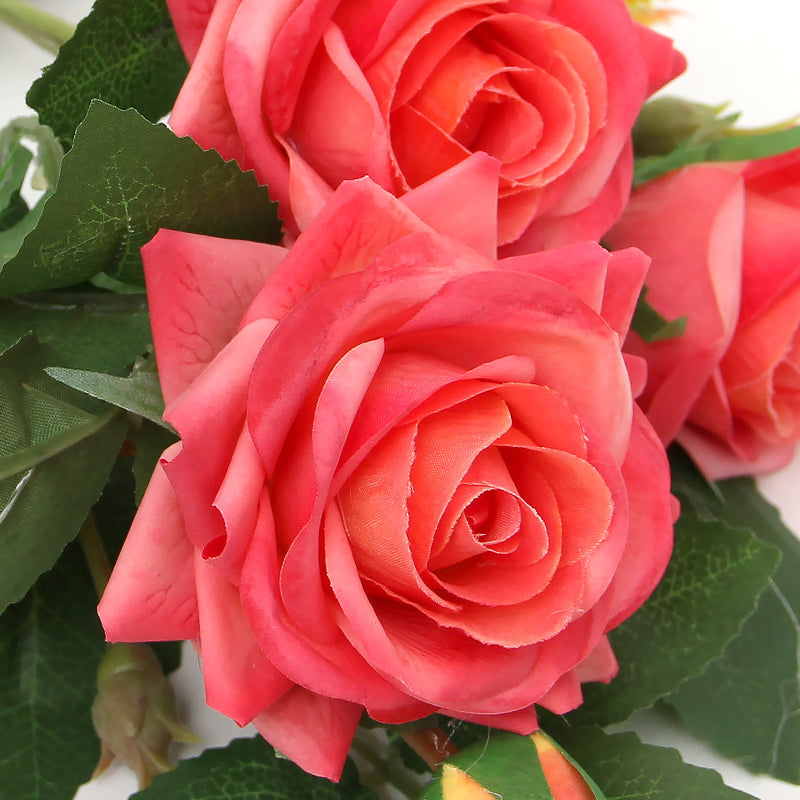 Wholesale Single Branch Artificial Rose Flower Real Touch Artificial Flowers For Wedding Table Centerpieces Decoration