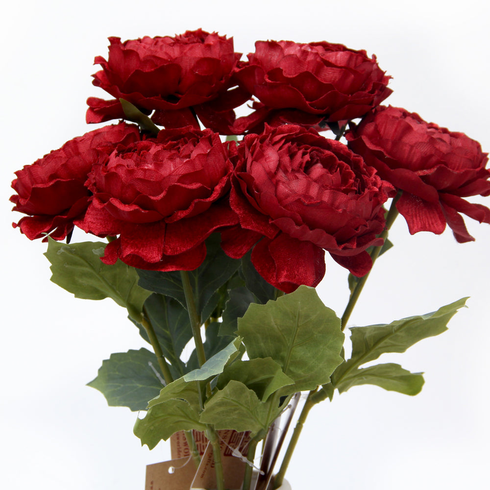 Wholesale Rose Branch Artificial Flower Bridal Bouquet Red Flower Arrangement Wedding Centerpieces Table Decorations