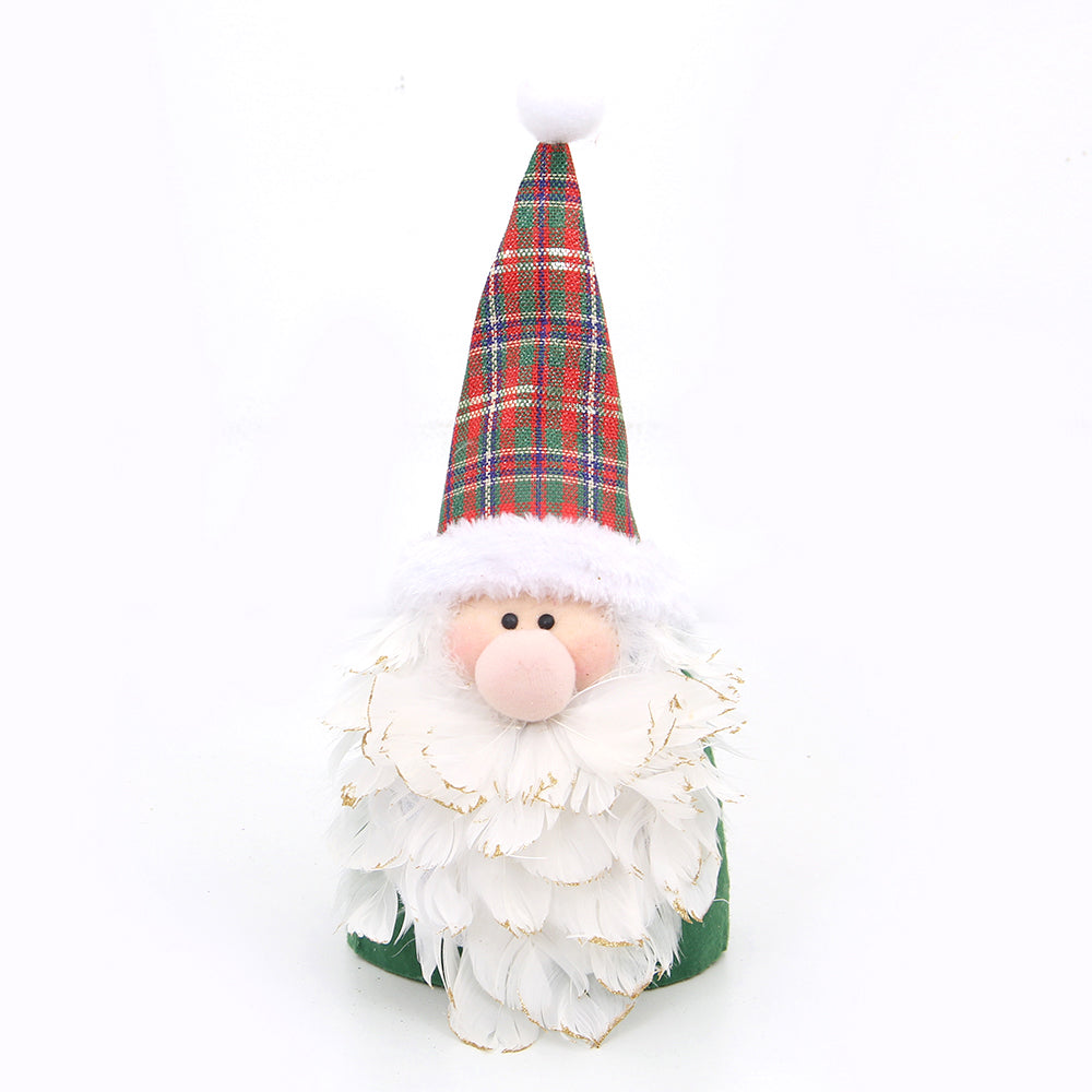 2024 Original Design Handmade Santa Claus Christmas Decorations Thick White Beard Christmas Santa Claus Doll