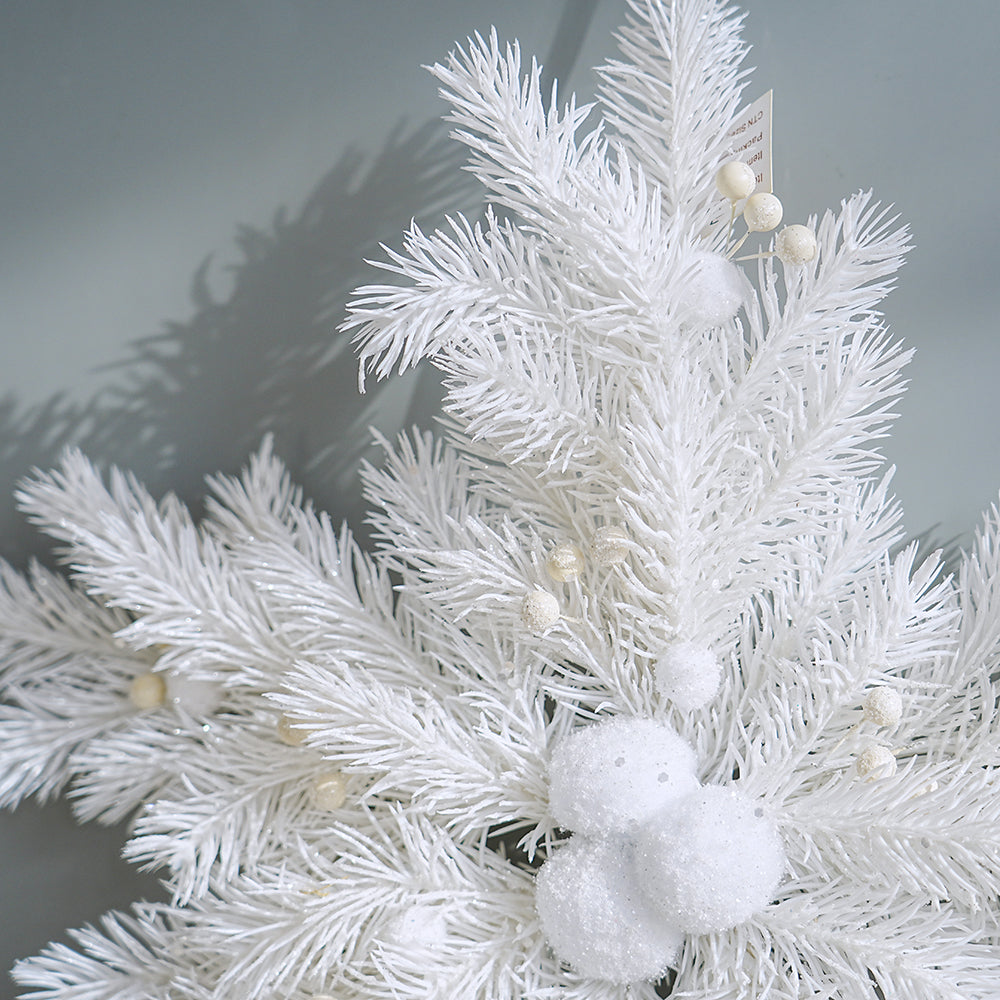 2024 Christmas Ornaments Aritificial Snowflake Decor Large Door/Wall Pendant Handmade Snowy White Christmas Decoration