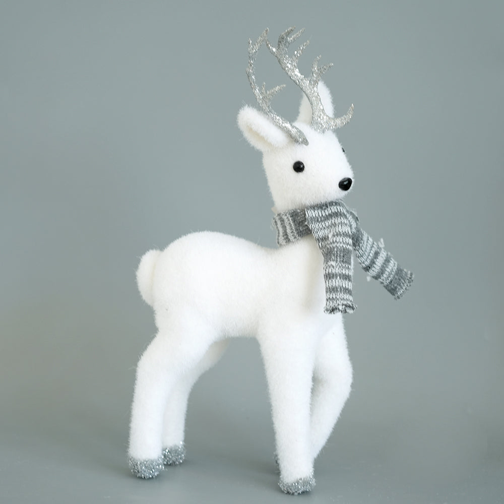 Wholesale High Quality Christmas Decorations White Standing Deer Christmas Gifts Deer For Wedding Party Home Store Decor