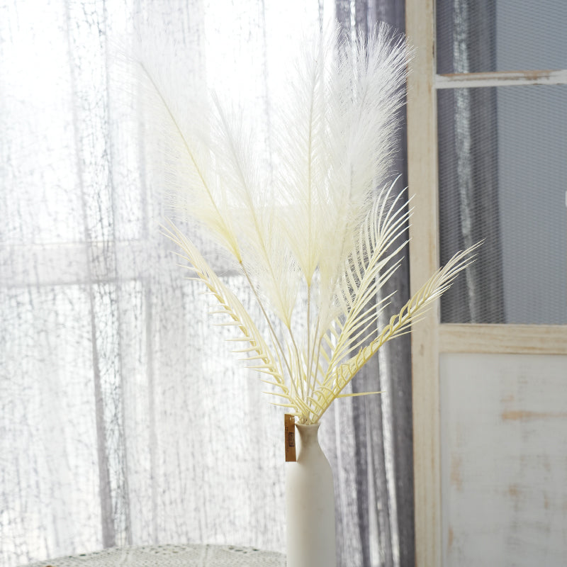 Newly Design Pampas Grass With Fern Leaves For Wedding Table Centerpieces Decoration Floral Arrangement Pampas Grass Decor