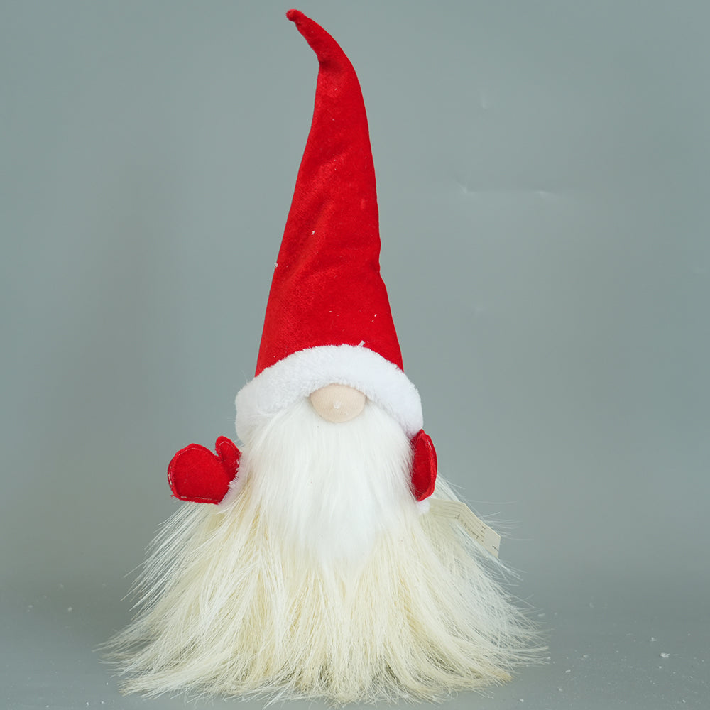 Exquisite 2024 Christmas Gnomes Red Hat Faceless Santa Gnome with Beard for Festival Christmas Decorations