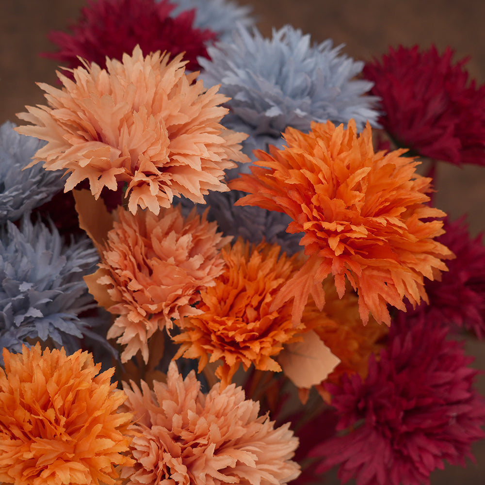 New Design 3Head Ball Chrysanthemum Flower Wholesale 73cm Artificial Floral Chrysanthemum Decorative Flowers For Home Decor