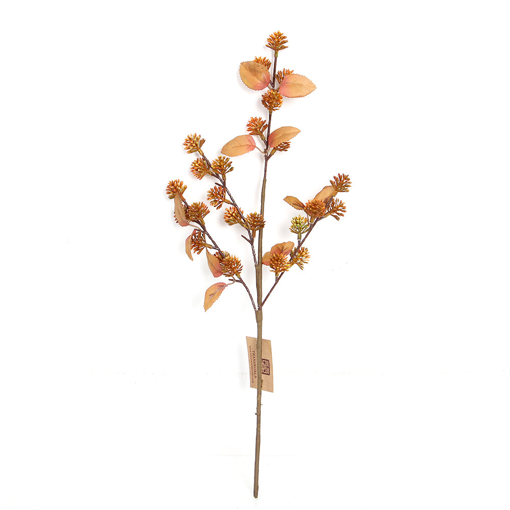 2023 Autumn Decoration 18INCH Artificial Flower Spray For Table Aisle Backdrop Stand Decoration