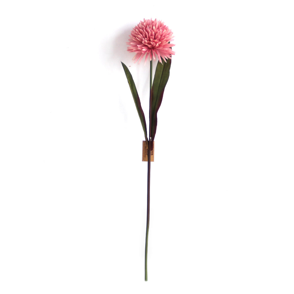 Hot Sell Decorative Flower Artificial Flowers Ping Pong Chrysanthemum Allium Spray Home Decoration