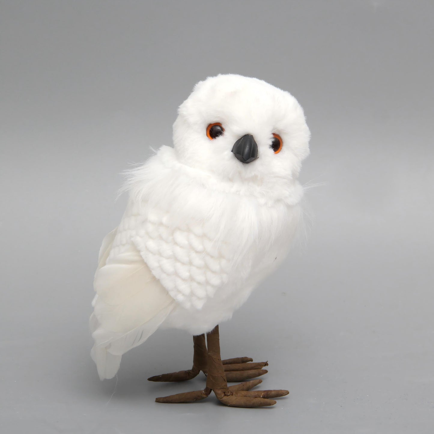 Multiple Styles White Artificial Owl Decor Handmade Owl Shape Home Decor Animal for Home Party Decorations