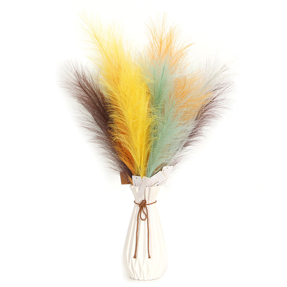 High Quality Handmade Customizable colors and sizes Artificial Pampas Grass Fluffy and Thick Faux Pampas Grass for Wedding Event Party