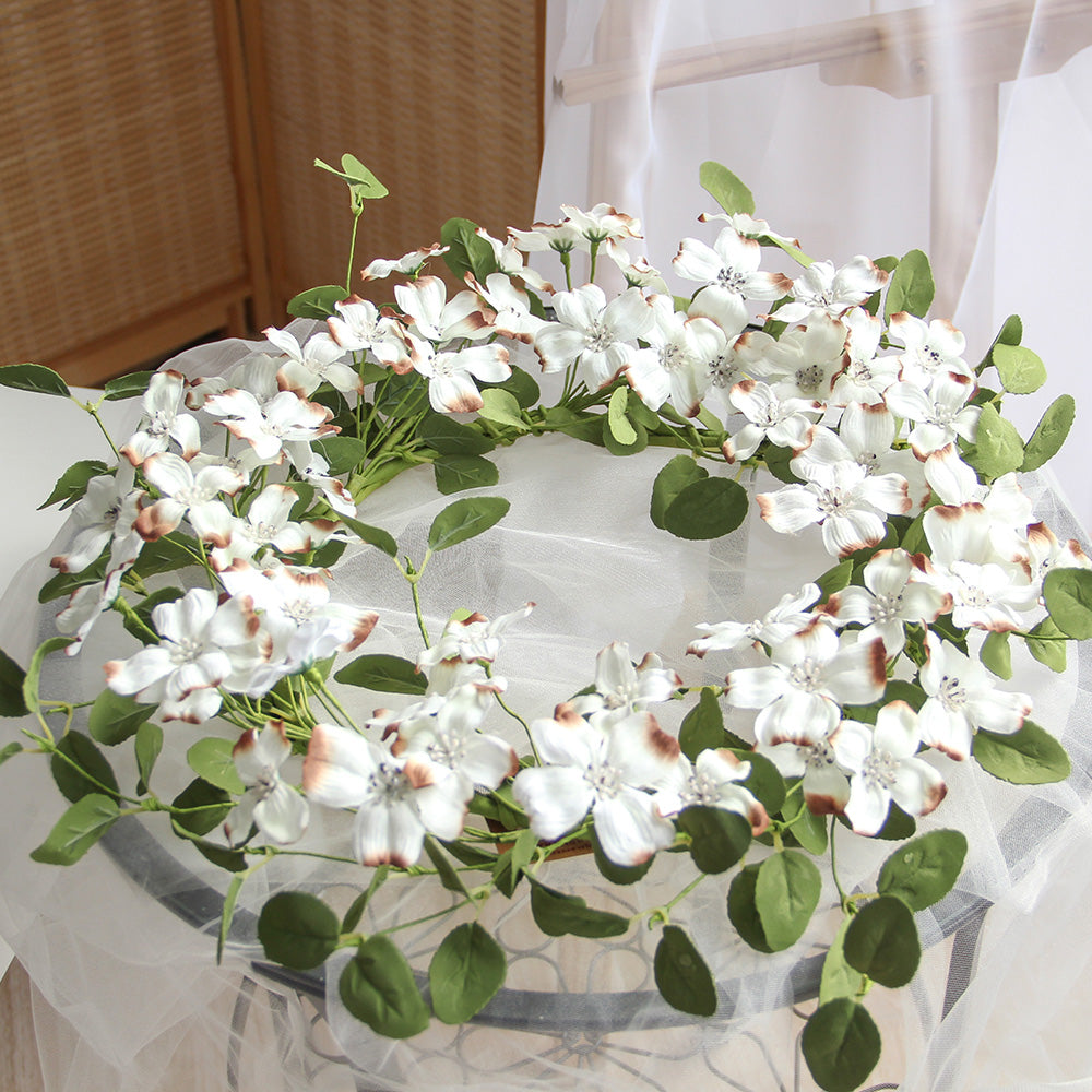 New Design Spring & Summer Wreath Artificial Flowers Home Decoration  Silk Flower Wedding Party Everyday Decoration