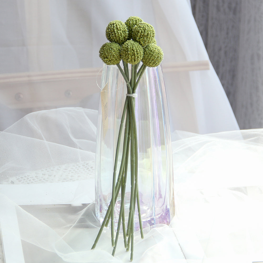 62CM Mini Allium Spray Artificial Flower Spring and Summer Wedding Decoration Colorful Long Steam Ball Flowers