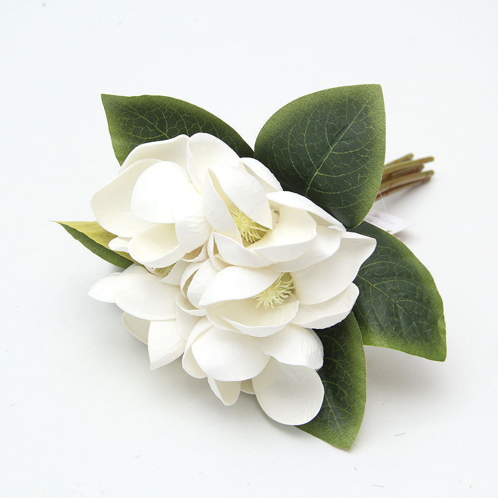 Luxury Handmade Artificial Flowers Wholesale Magnolia Flowers Artificial Wedding Flowers For Wedding Party Home Store Decoration