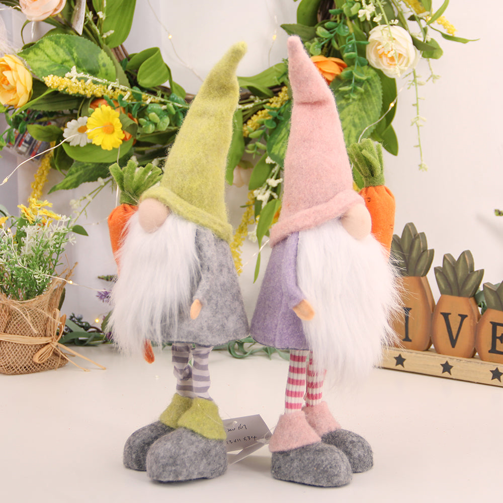 Easter Bunny Dwarf Doll Elf Figure Decoration Home Decor Tabletop Decoration