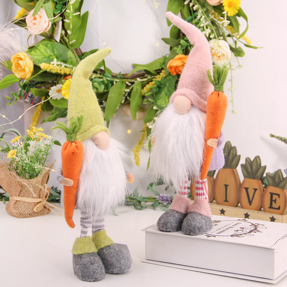 Easter Bunny Dwarf Doll Elf Figure Decoration Home Decor Tabletop Decoration