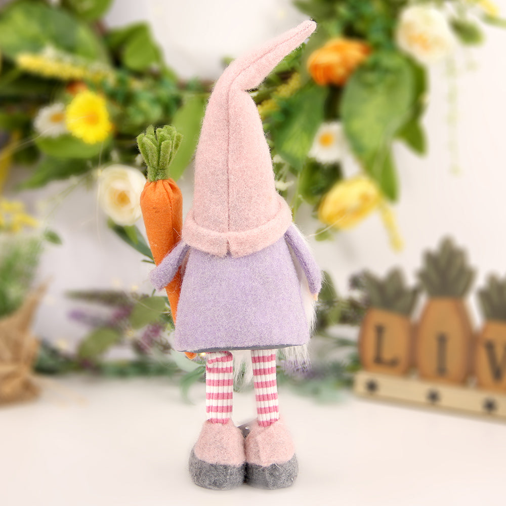 Easter Bunny Dwarf Doll Elf Figure Decoration Home Decor Tabletop Decoration