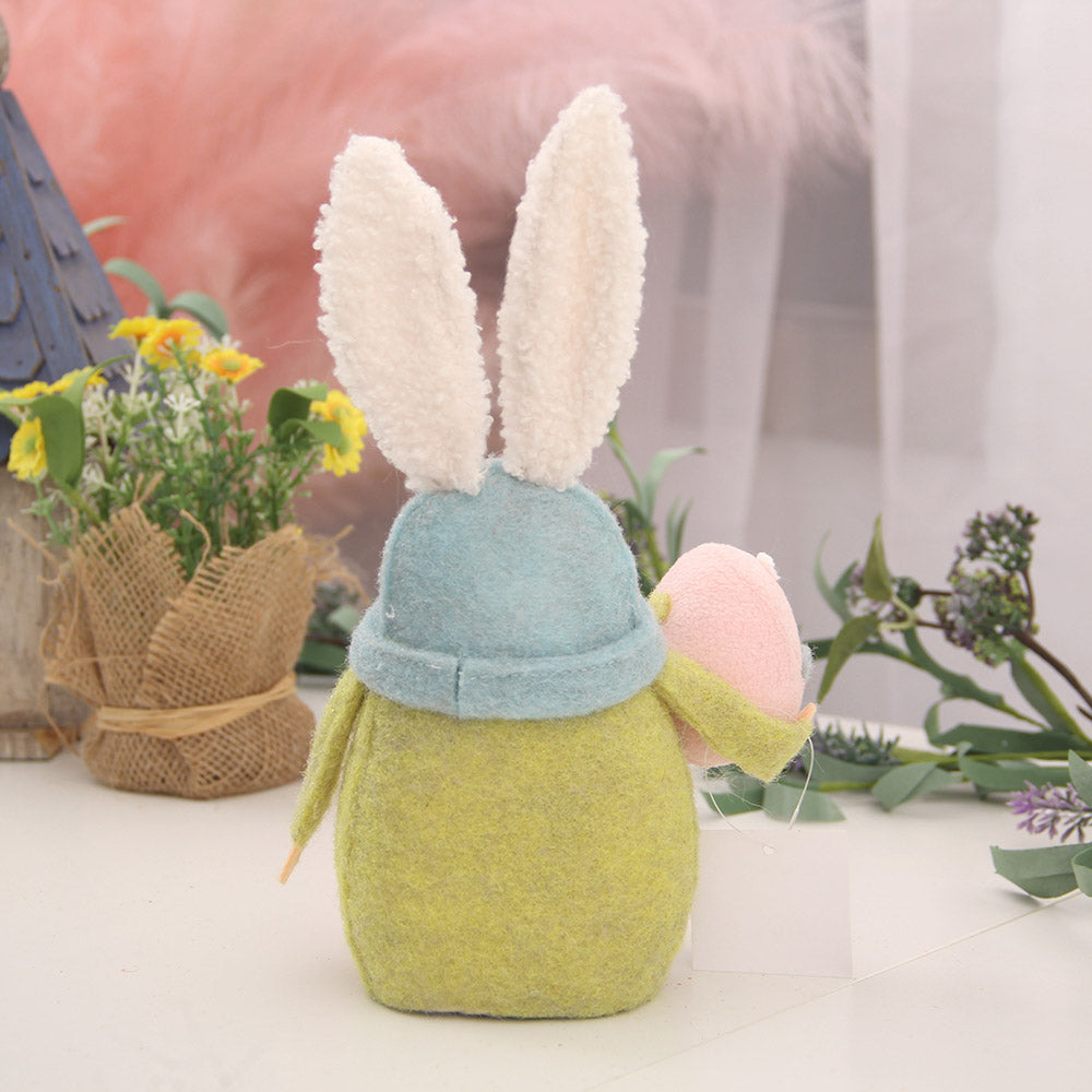 Easter 2024 11Inch Cute Easter Bunny Plush Faceless Elf Plush Easter Gifts Home Store Coffee Shop Decoration