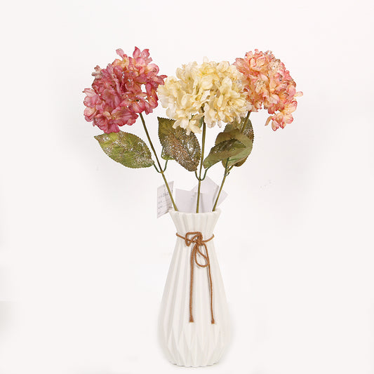 Fake Hydrangea Flowers Bunch Small Faux Flowers Silk Hydrangea Artificial Flower