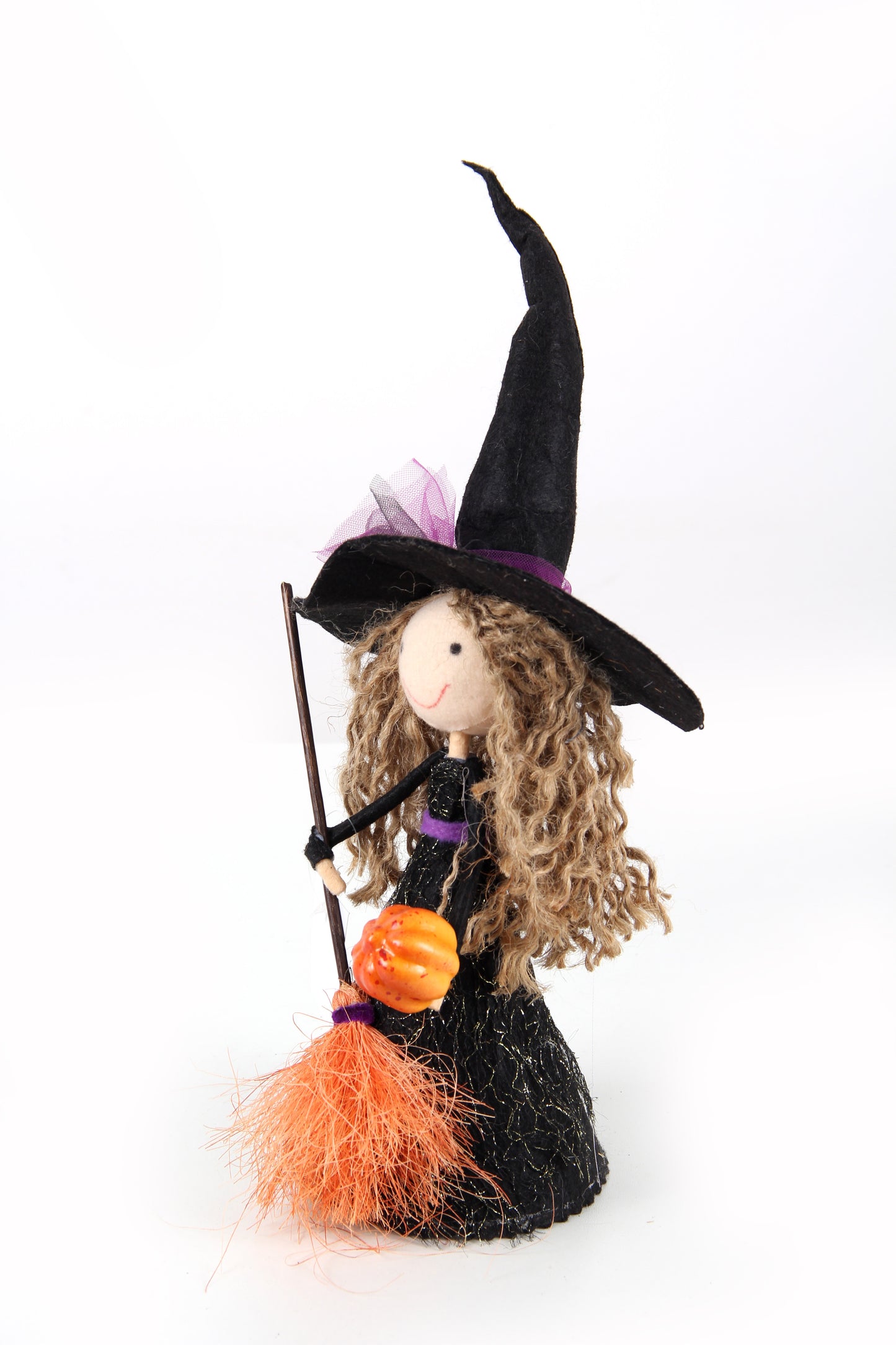 Halloween Theme Design New Halloween Decoration Witch Doll Treetop Star Tabletop Decoration Figurine Halloween Decoration