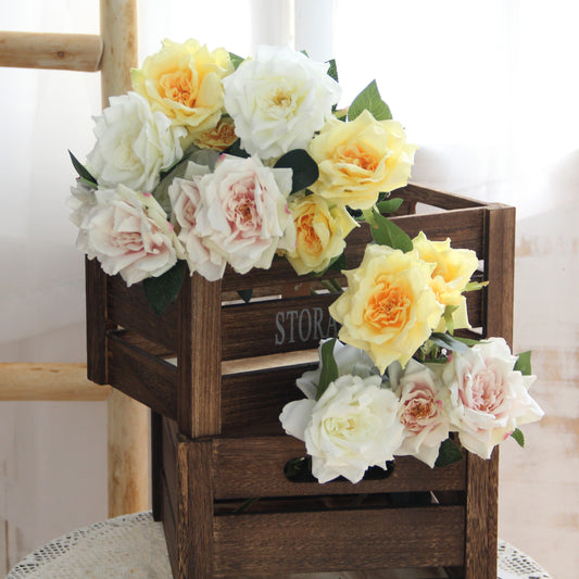 Popular Great Price Centerpiece Flower Real Touch Artificial Roses Decorative Flowers For Home Wedding Decoration