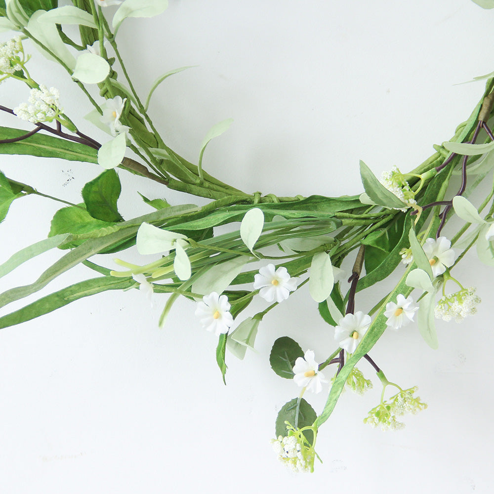 New Design Spring & Summer Wreath Artificial Flowers Home Decoration  Silk Flower Wedding Party Everyday Decoration