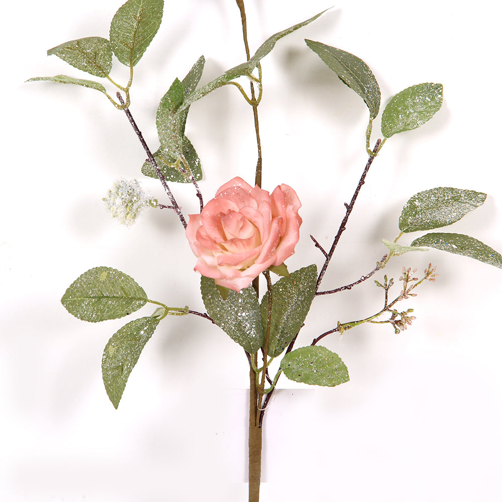 Top Quality Real Touch Latex Silk Rose Two Head Flowers Real Artificial Flower for Bouquet