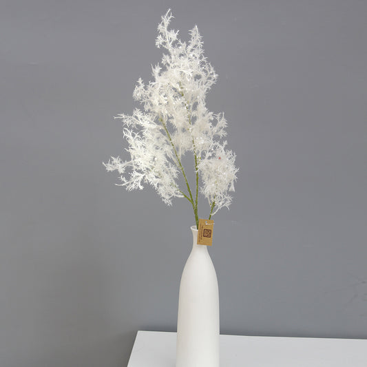 Christmas 2024 White Christmas Frosty Branches Artificial Long Branches Decorative Flowers For Festival Wedding Christmas Decor