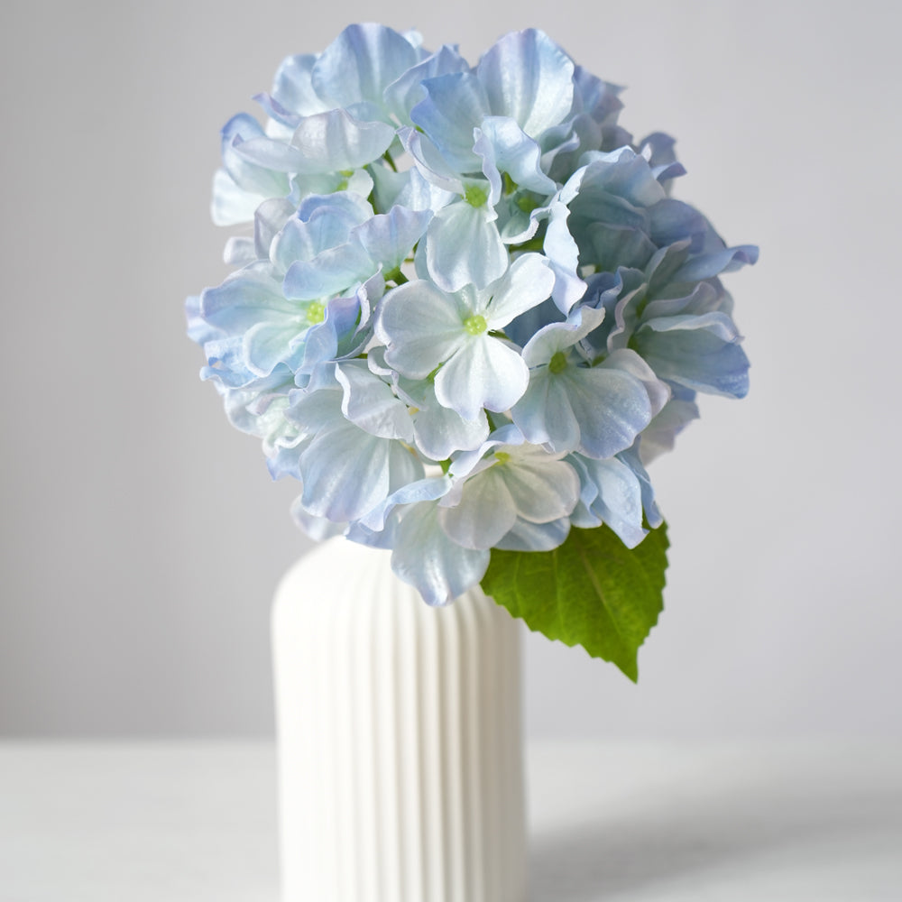 Multicolour Hydrangeas Single Stem Artificial Hydrangea Romantic Silk Flowers For For Garden.hotel.home Wedding Decoration