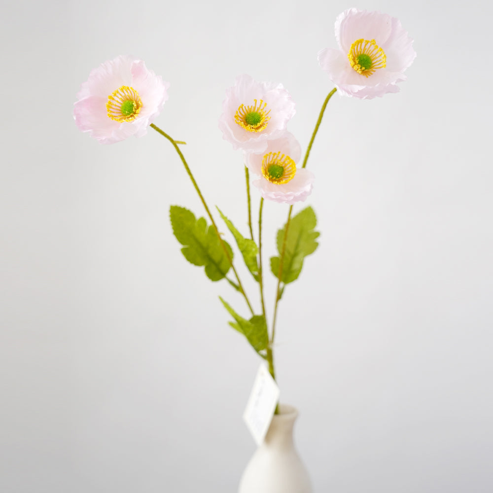 Newly Design Artificial Poppy Flower Silk Poppy Artificial Flower Arrangements For Indoor and outdoor Decorative Flowers