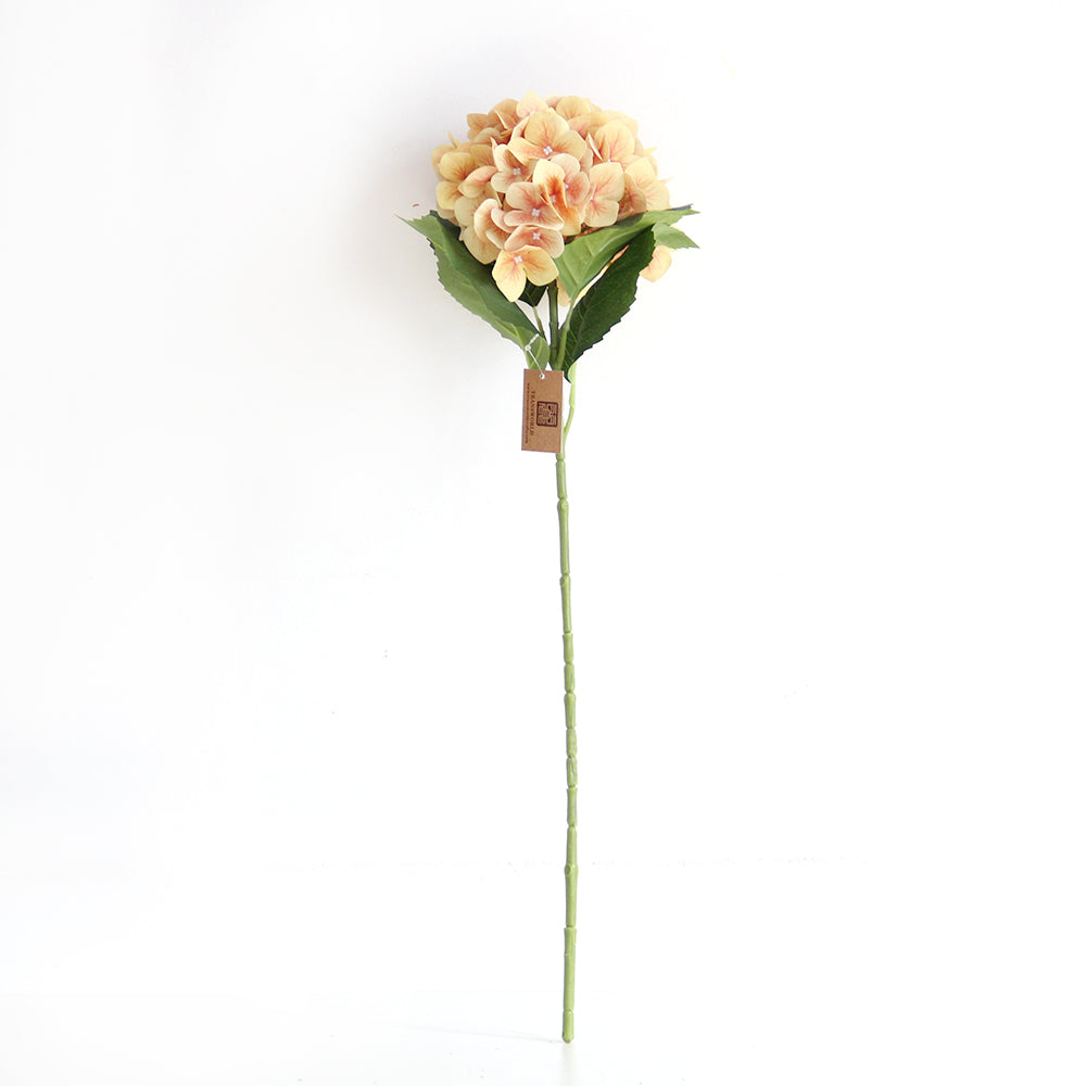 Real Touch Hydrangea 25.6INCH Single Branch 3D Printed Artificial Hydrangea Flower Immortal Hdrangeas Flowers Artificial Wedding