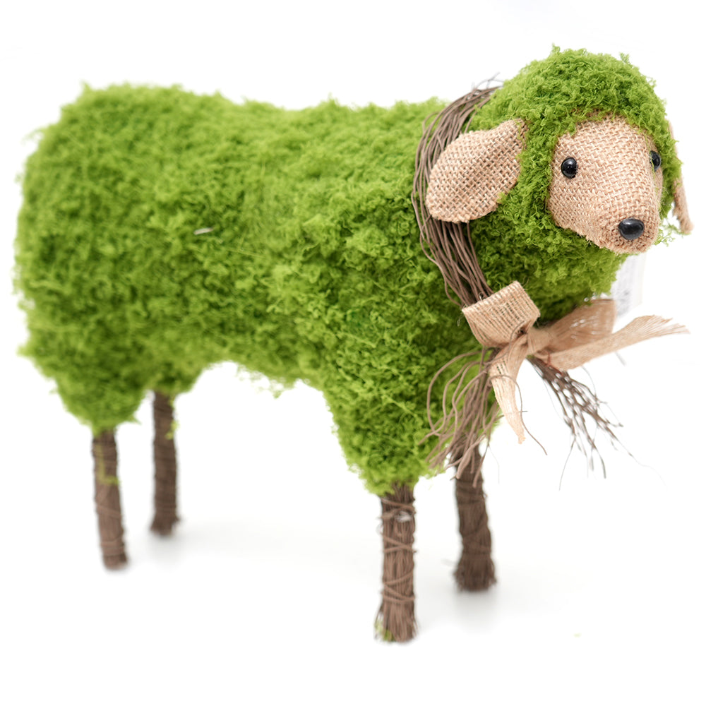 Transworld Design Artificial Sheep Straw Decor Hand-made Home Decor Animal Handicrafts For Holiday Easter Decorations