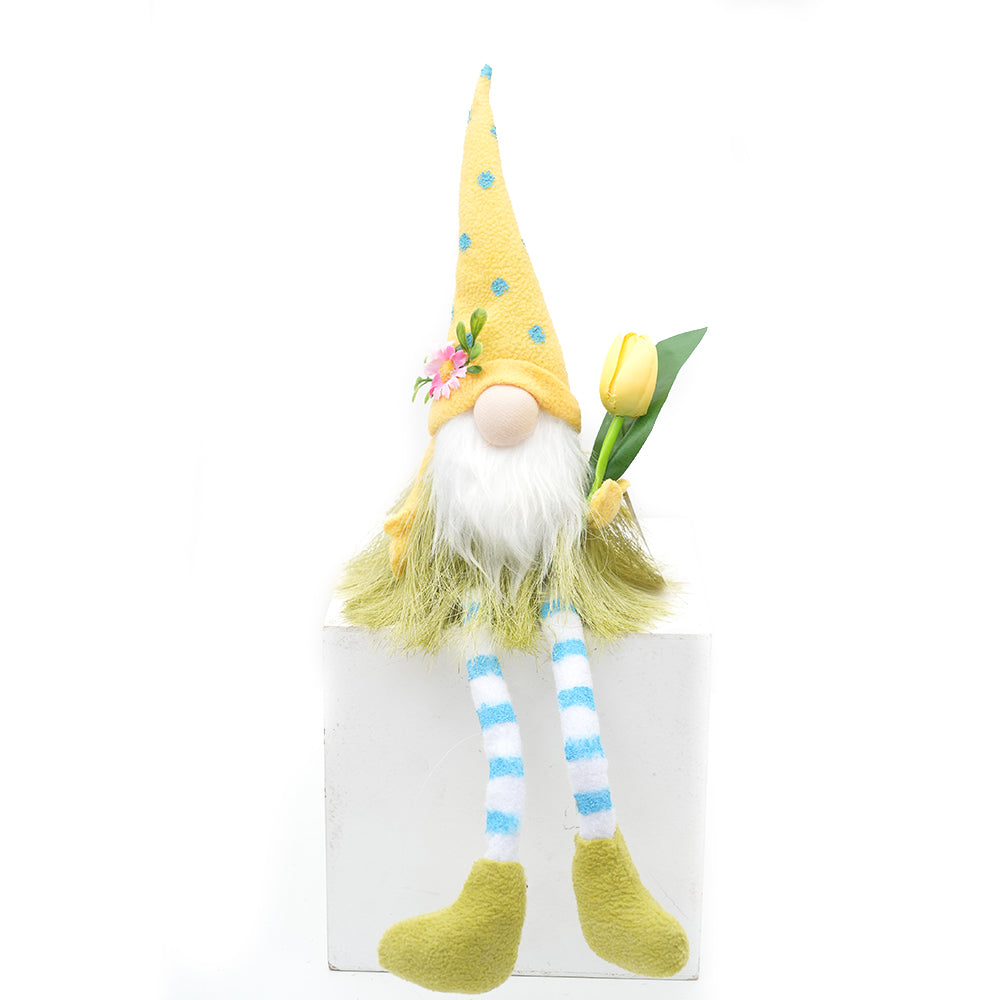 Exquisite Easter Gnomes Handmade Faceless Plush Gnomes Long Legs Elf Gnome Ornaments For Holiday Everyday Home Decoration