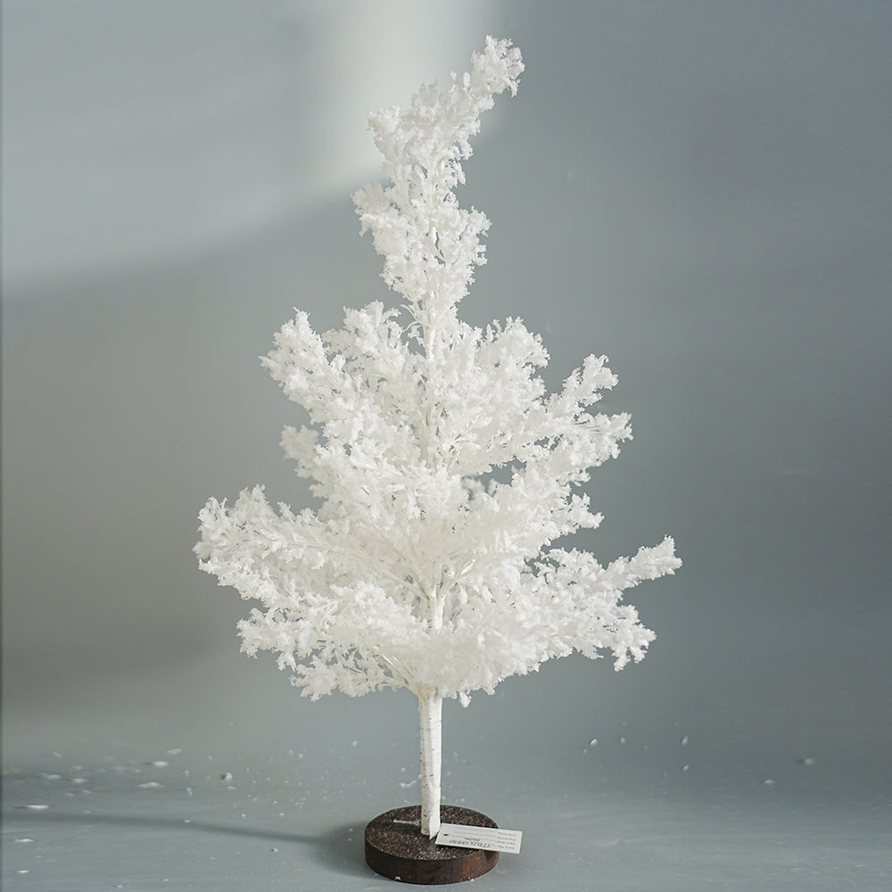 Exquisite Christmas Decorations 60cm White Christmas Tree Snow-white Style Small Indoor and outdoor Artificial Decorative Tree