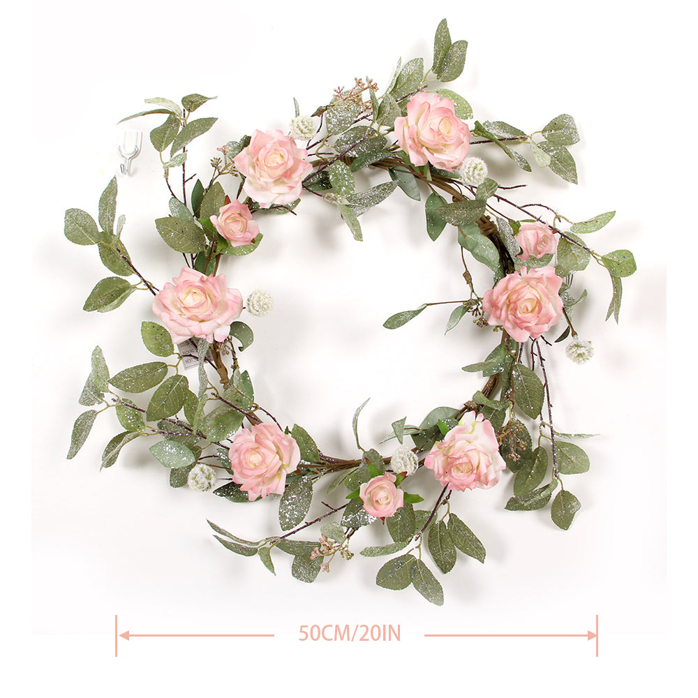 Floral Garland Wedding Floral Vines Wedding Arch Garden Background Decor Artificial Hanging Plant Eucalyptus Garland