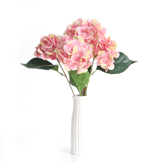 45cm 5 heads 3D printed hydrangea spray artificial flower spring