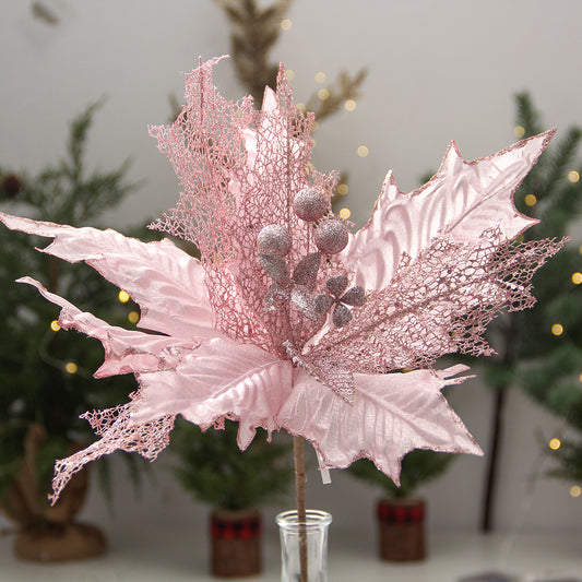 Artificial Leaves PINK Leaves with  Leaves Decorations for Party  Wedding Birthday Decorations