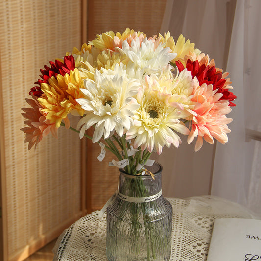 Decorative Artificial Flowers Preserved Flowers In Glass Artificial Flowers For Home Decor