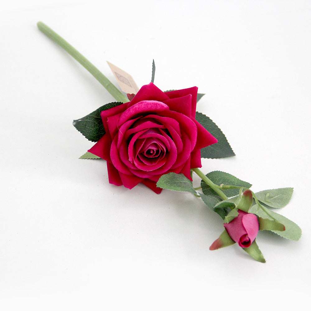 Artificial Flowers Rose with Stems Realistic artificial rose  Flower Bouquets for Holiday Wedding Party Home Table Decorations