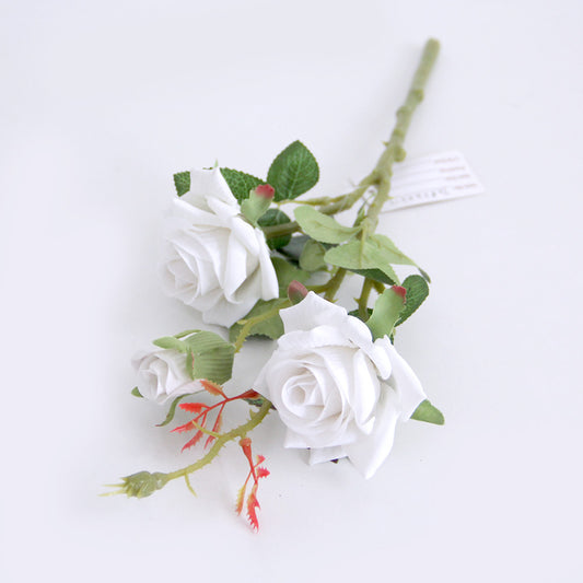 40cm rose white flowers artificial flower spring