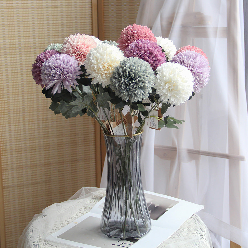 56cm mini allium spray artificial flower home decoration