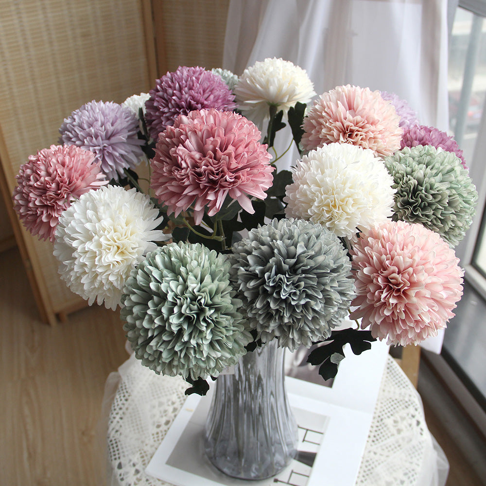 56cm mini allium spray artificial flower home decoration